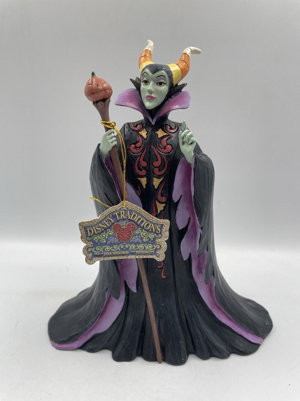 Jim Shore Disney Candy Curse Maleficent Halloween 6002834 Candy Corn NWT